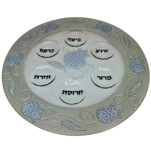 50191-Handmade Passover plate 33 cm