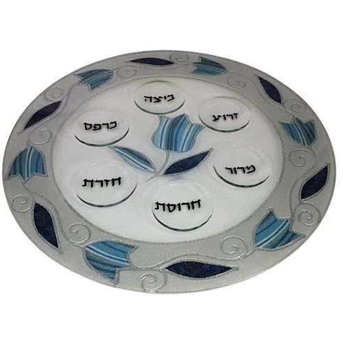 50192-Handmade Passover plate 33 cm