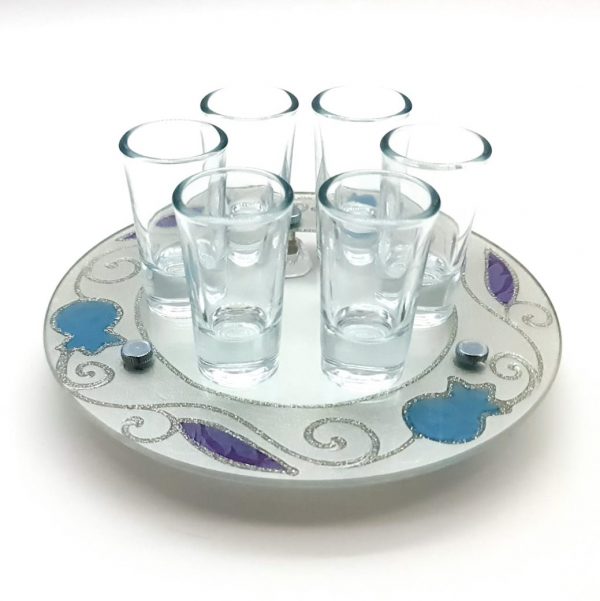 50700- Set + Liqueur opens with  tray 20x8 c"m