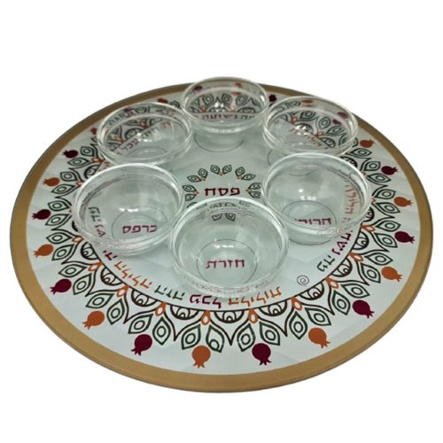 10612-pesach-plate-33-cm-mandala-falcon-shades-with-saucers