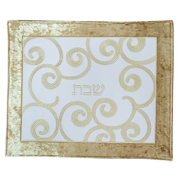 Challah cover pu&gold velvet... 40X50 cm