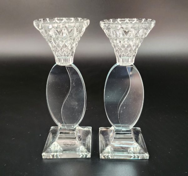 oval Crystal candlestick