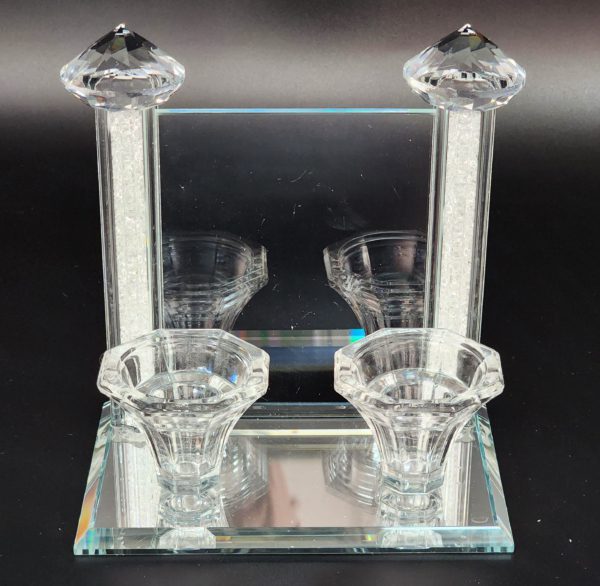 Crystal candlestick 15 cm