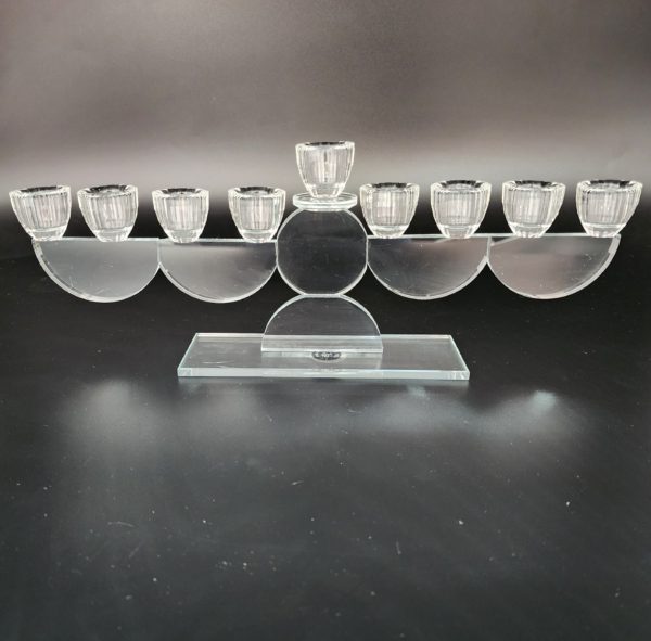 Crystal menorah 36X15 cm