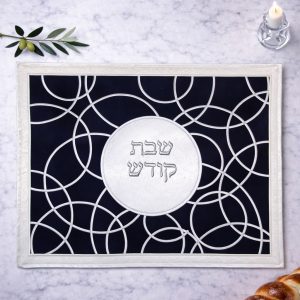 כיסוי לחלה צורני משולשים עור זהב